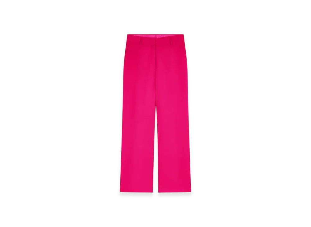 DRIES VAN NOTEN Women's Slouchy Pants "Fuchsia"
