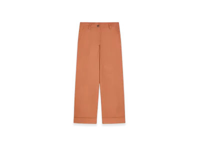 DRIES VAN NOTEN Women's Cuffed Pants "Light Rust"