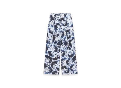 DRIES VAN NOTEN Women's Wide Pleated Pants "Navy"