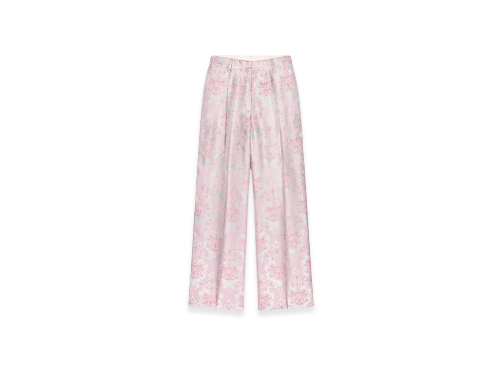 DRIES VAN NOTEN Women's Jacquard Pants "Light Blue"