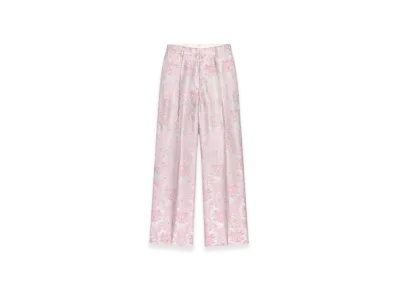 DRIES VAN NOTEN Women's Jacquard Pants "Light Blue"