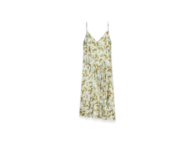 DRIES VAN NOTEN Women's Silk Slip Dress "Khaki"