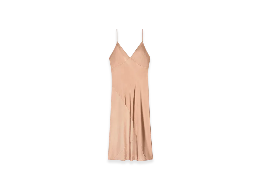DRIES VAN NOTEN Women's Viscose Slip Dress "Smoke"