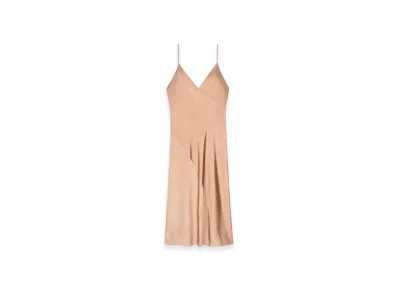 DRIES VAN NOTEN Women's Viscose Slip Dress "Smoke"