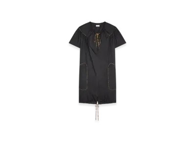 DRIES VAN NOTEN Women's Oversized Cotton Dress "Black"