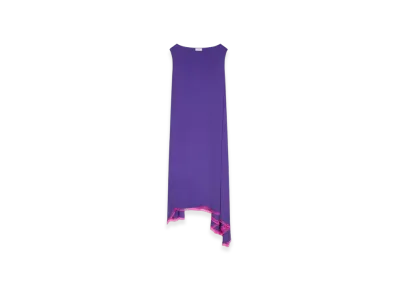 DRIES VAN NOTEN Women's Loose Asymmetrical Dress "Purple"