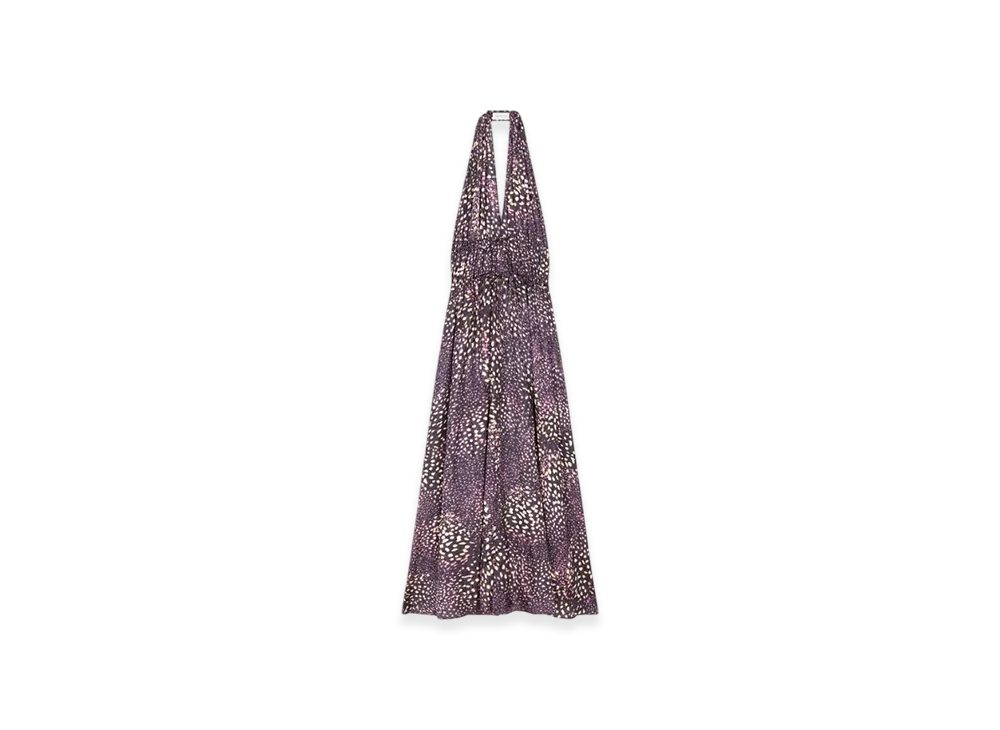 DRIES VAN NOTEN Women's Jacquard Halter Dress "Auber"