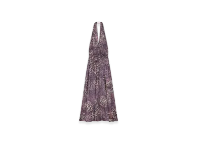 DRIES VAN NOTEN Women's Jacquard Halter Dress "Auber"