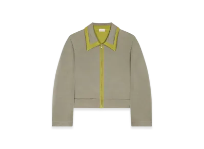 DRIES VAN NOTEN Women's Neoprene Jacket "Khaki"