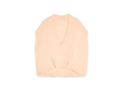 DRIES VAN NOTEN Women's V-Neck Sweatshirt "Peach"