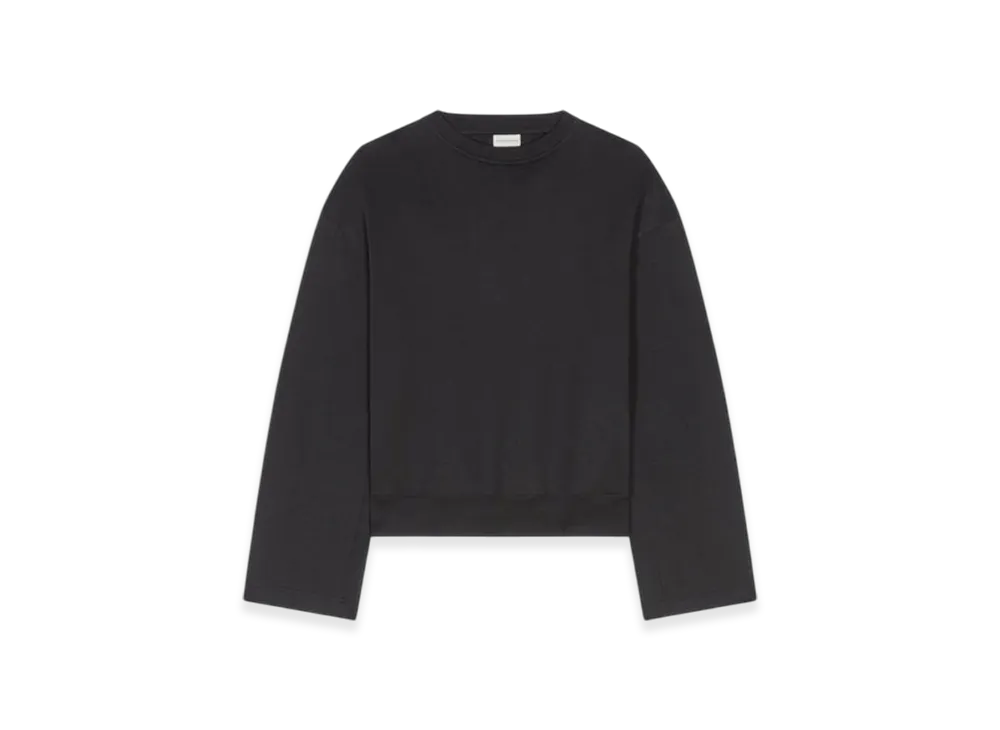 DRIES VAN NOTEN Women's Open Back Sweatshirt "Black"
