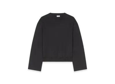 DRIES VAN NOTEN Women's Open Back Sweatshirt "Black"