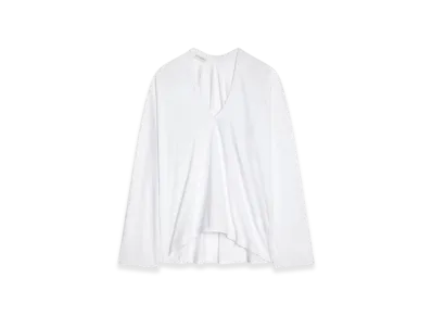 DRIES VAN NOTEN Women's V-Neck Tee "White"