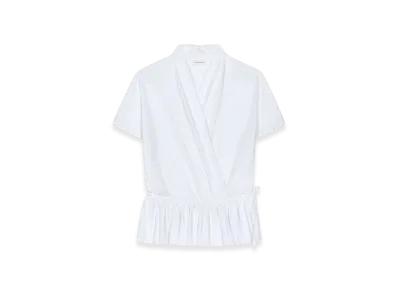 DRIES VAN NOTEN Women's Peplum Tee "White"