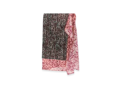 DRIES VAN NOTEN Women's Double Layered Skirt "Malachite"