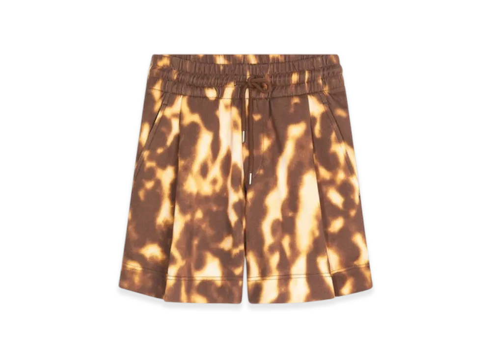 DRIES VAN NOTEN Women's Printed Cotton Shorts "Amber"