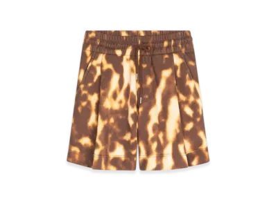 DRIES VAN NOTEN Women's Printed Cotton Shorts "Amber"