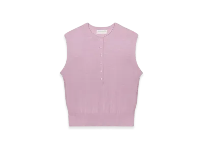 DRIES VAN NOTEN Women's Sleeveless Sweater "Old Rose"