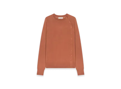 DRIES VAN NOTEN Women's Merino Wool Cardigan "Light Rust"