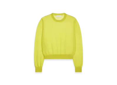 DRIES VAN NOTEN Women's Crew Neck Sweater "Yellow"