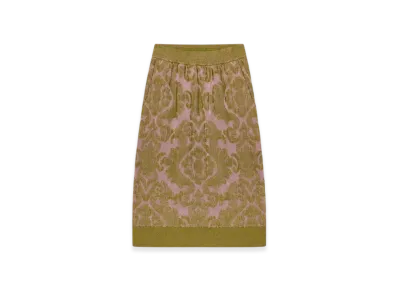 DRIES VAN NOTEN Women's Jacquard Skirt "Pink"