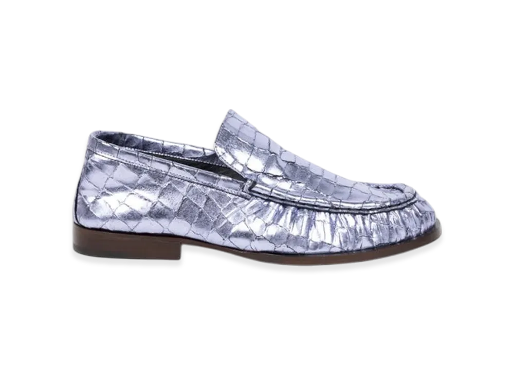 ドリスヴァンノテンメタリックシルバー スニーカー37