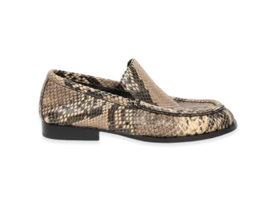 DRIES VAN NOTEN Women's Leather Loafers "Beige"