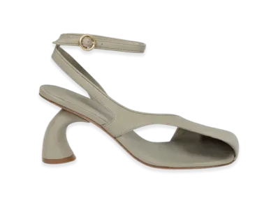 DRIES VAN NOTEN Women's Asymmetrical Sandals "Light Green"