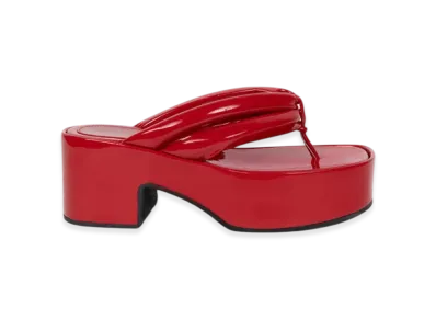 DRIES VAN NOTEN Women's Platform Sandals "Vermillion"