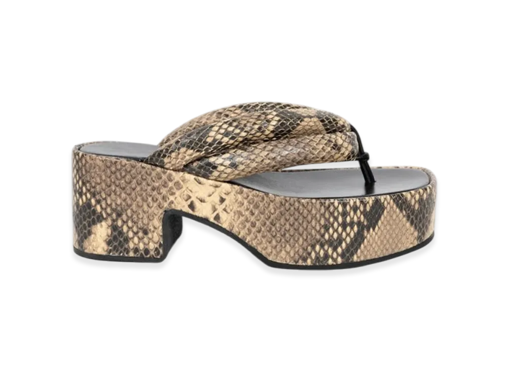 DRIES VAN NOTEN Women's Platform Sandals "Beige"