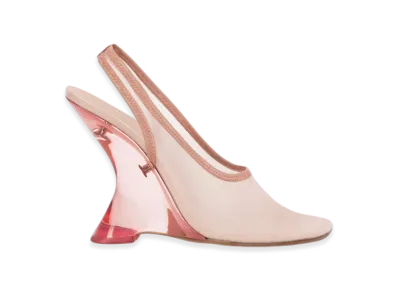 DRIES VAN NOTEN Women's Slingback Pumps "Blush"