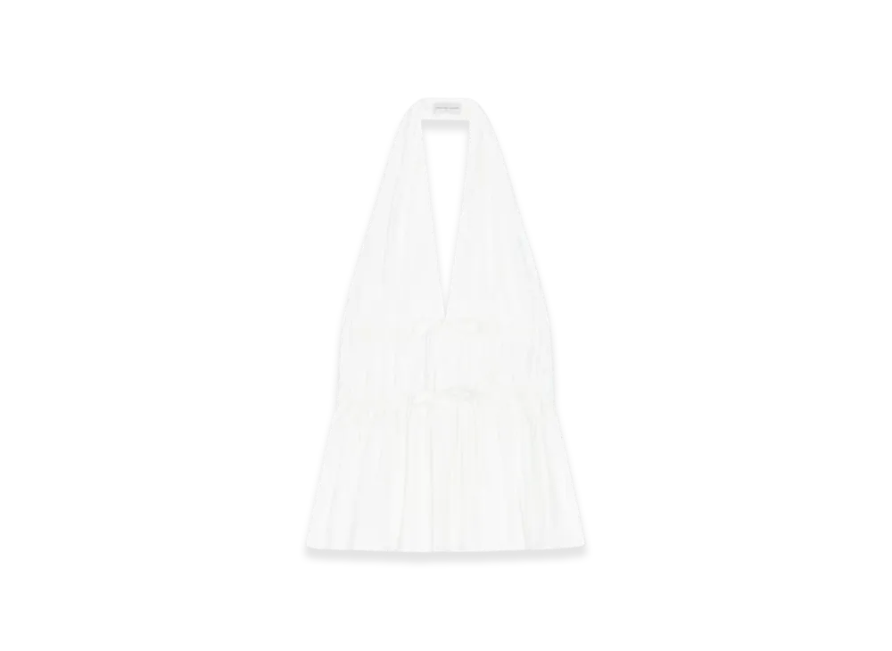 DRIES VAN NOTEN Women's Halterneck Top "White"