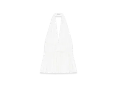 DRIES VAN NOTEN Women's Halterneck Top "White"