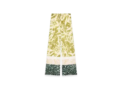 DRIES VAN NOTEN Women's Elasticated Pants "Khaki"