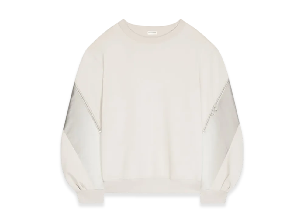 DRIES VAN NOTEN Contrast Sweatshirt "Pearl"
