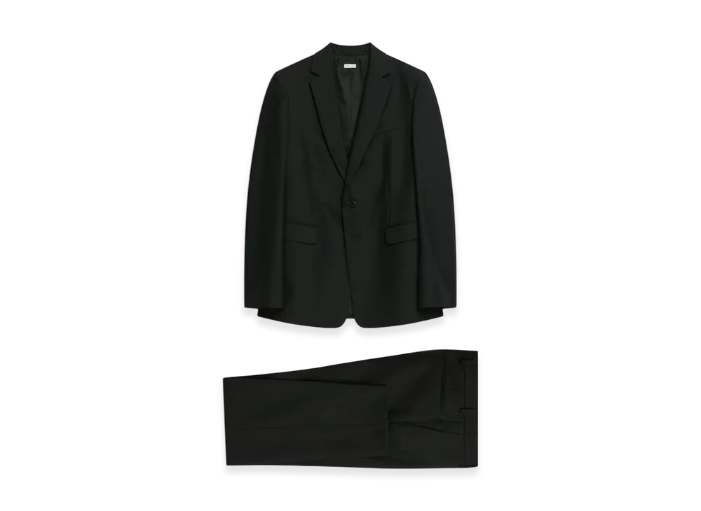 DRIES VAN NOTEN Slim Fit Suit "Black"