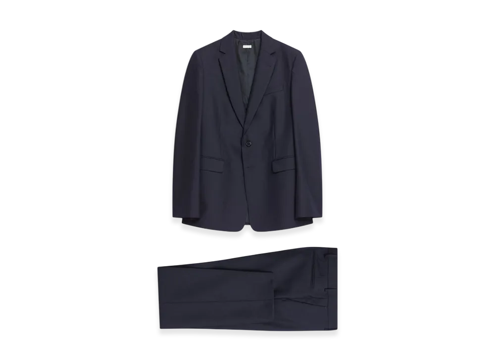 DRIES VAN NOTEN Slim Fit Suit "Navy"
