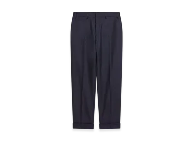 DRIES VAN NOTEN Cuffed Pants "Navy"