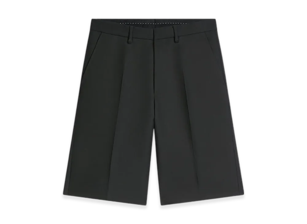 DRIES VAN NOTEN Tailored Wool Shorts "Black"