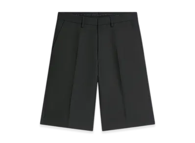 DRIES VAN NOTEN Tailored Wool Shorts "Black"