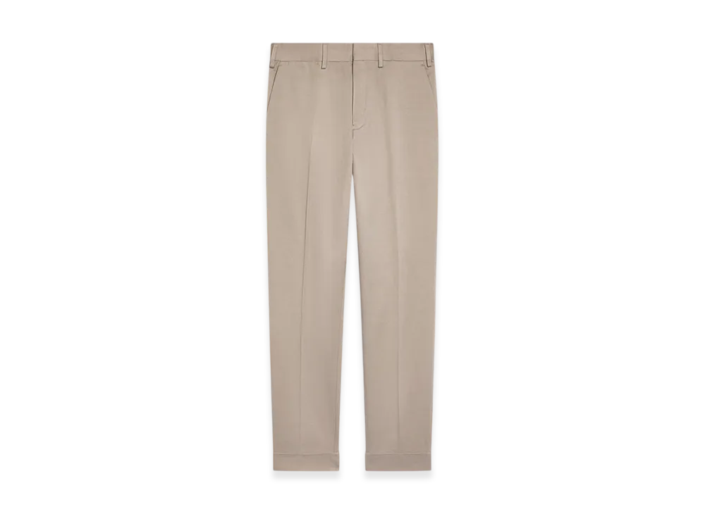 DRIES VAN NOTEN Cuffed Pants "Cement"