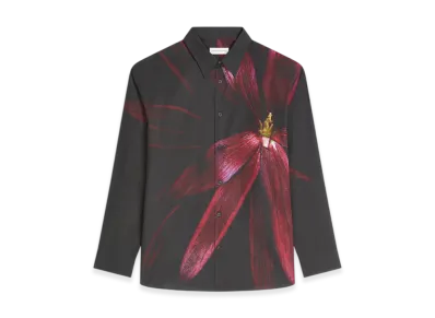 DRIES VAN NOTEN Loose Cotton Shirt "Black"