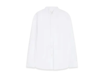 DRIES VAN NOTEN Oversized Tuxedo Shirt "White"