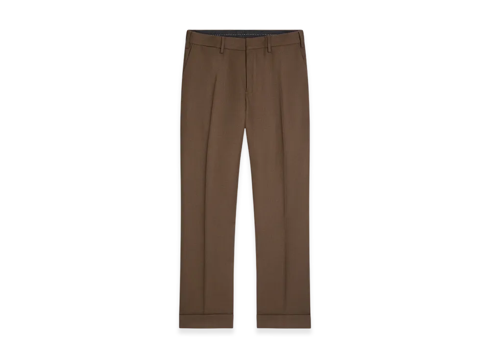 DRIES VAN NOTEN Cuffed Pants "Mud"