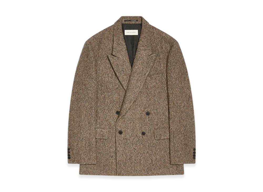 DRIES VAN NOTEN Oversized Wool Blazer "Rust"