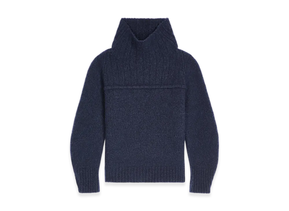 DRIES VAN NOTEN Oversized Wool Sweater "Navy"
