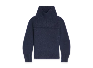 DRIES VAN NOTEN Oversized Wool Sweater "Navy"