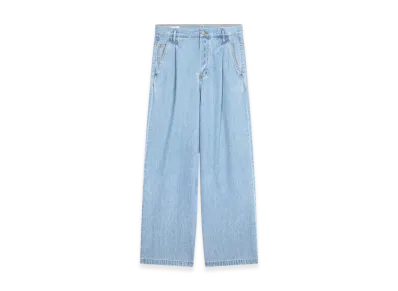 DRIES VAN NOTEN Pleated Jeans "Light blue"
