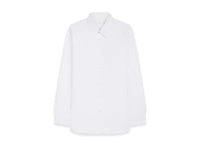 DRIES VAN NOTEN Loose Cotton Shirt "White"