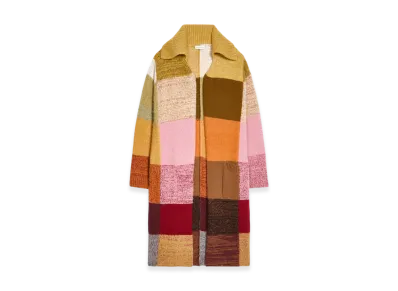 DRIES VAN NOTEN Long Wool Cardigan "Mustard"